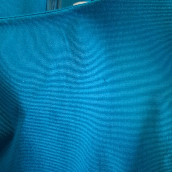 Peter Nygard Turquoise Belted Fit & Flare Dress Size 12 See Description - Picture 15 of 16